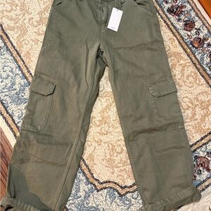 Olive Green Cargo Pants